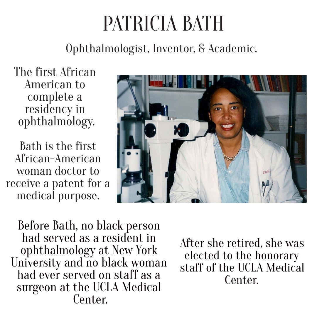 Image result for dr patricia bath